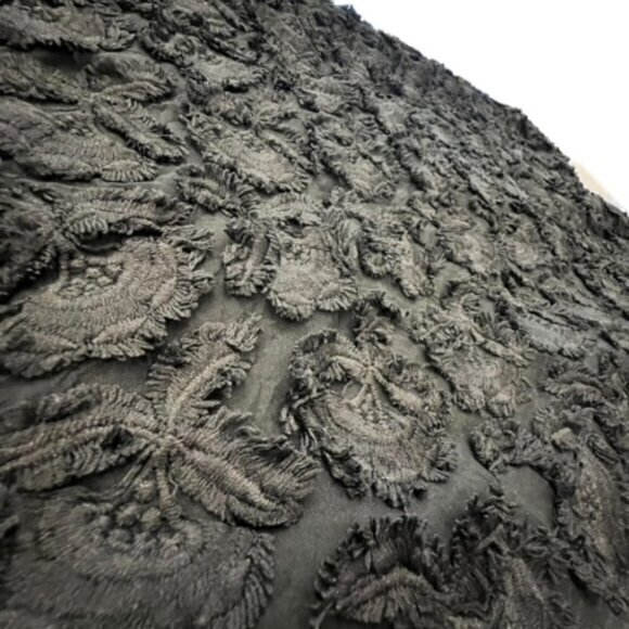 NEW COOPER ST Chenille Fabric Midi COCKTAIL DRESS $200‎ Size 8 NORDSTROM Black - Picture 8 of 16